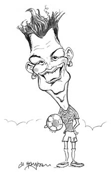 Cristiano Ronaldo caricature