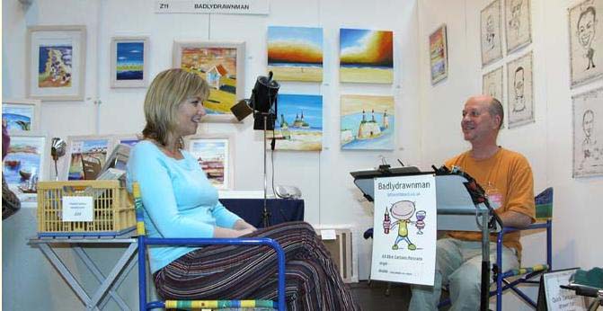 on the spot caricaturist