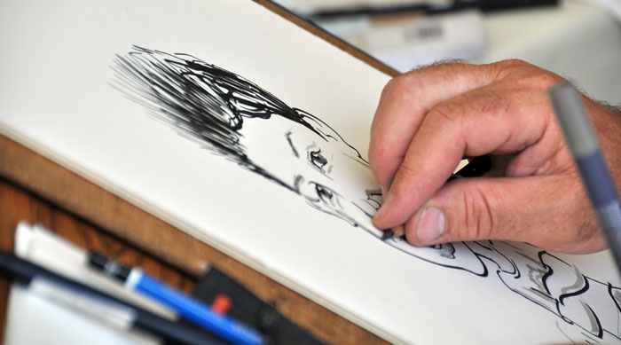 caricature, drawing, al hayball,
