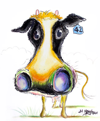 cow 42 by al hayball