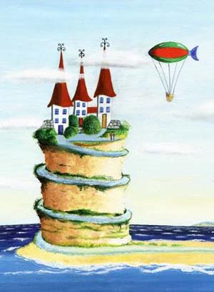 'cork-screw island' by al hayball