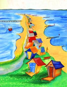 'Mudeford sandbank 1' by al hayball