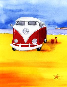 splitscreen camper painting