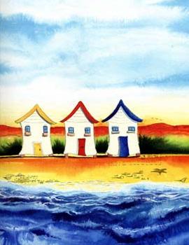 huts art