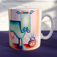 al hayball, moomite cow mug ,