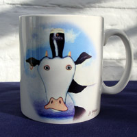 al hayball, stout cow mug   